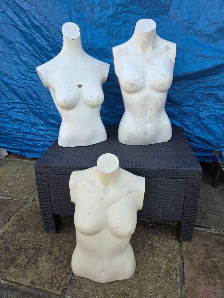 Female fibreglass mannequin torso 