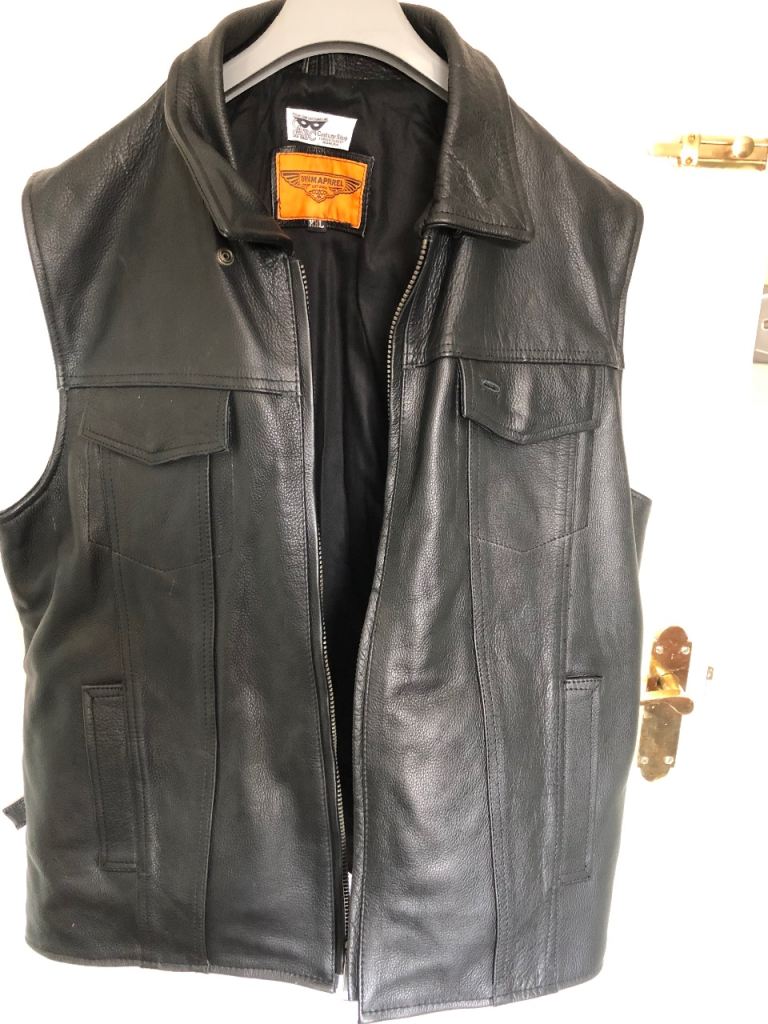 Leather waistcoat 
