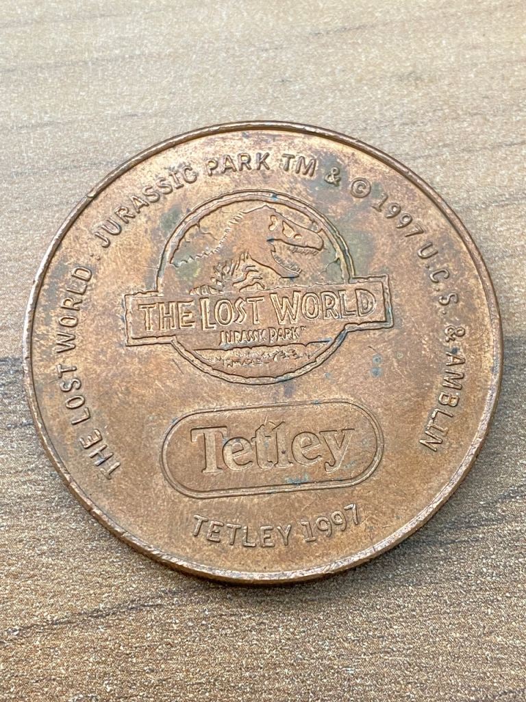 The lost world Jurassic Park coin 1997