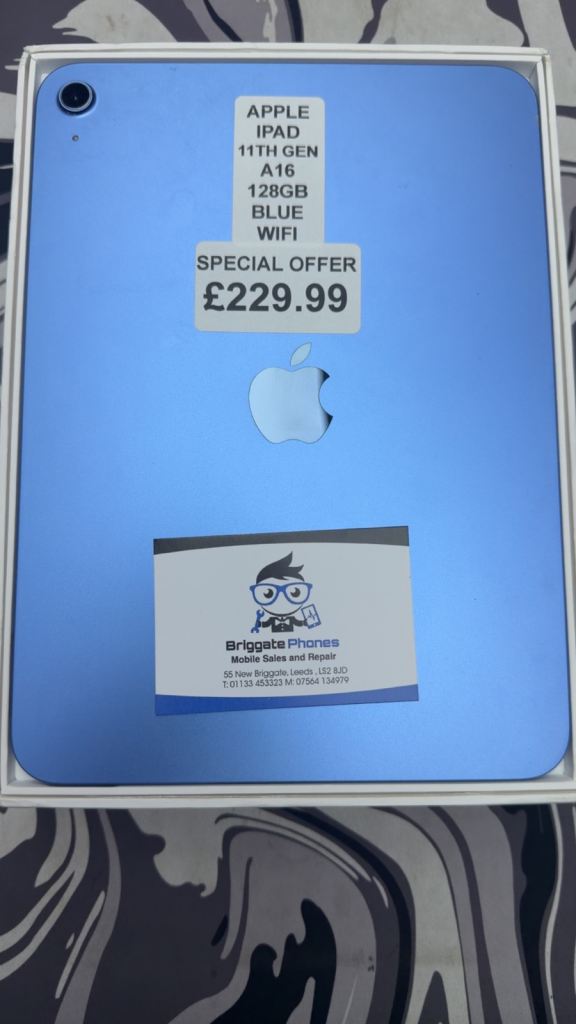APPLE IPAD A16 11TH GEN 128GB BLUE ONE YEAR WARRANTY 