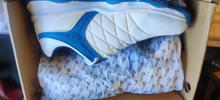 Fila White and Blue Trainers – Brand New in Box