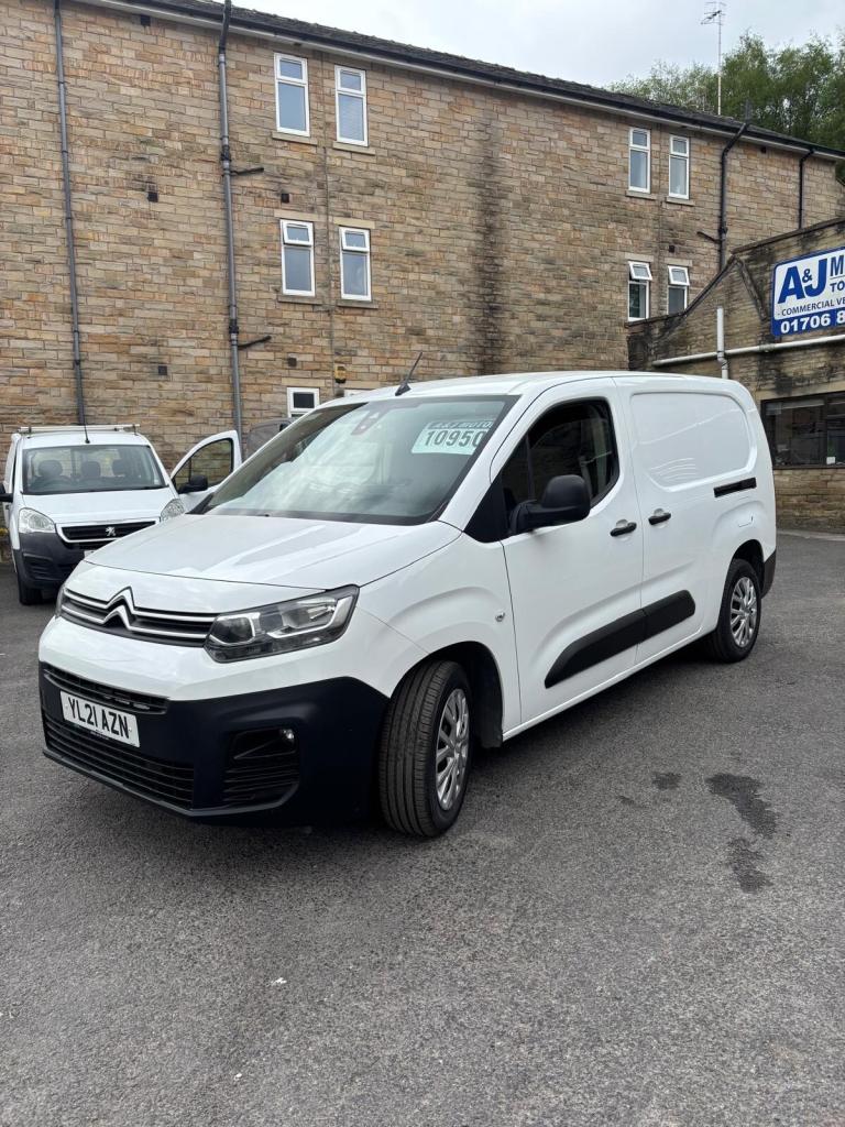 2021 Citroen Berlingo 1.5 BHDi L2 850Kg 5 Seat Crew Van Enterprise 100ps, ONLY 25,000 MILES! PANE...