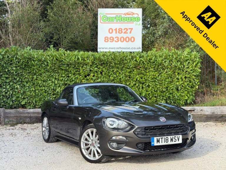 2018 18 FIAT 124 SPIDER 1.4 MULTIAIR LUSSO CONVERTIBLE 2DR PETROL EURO 6
