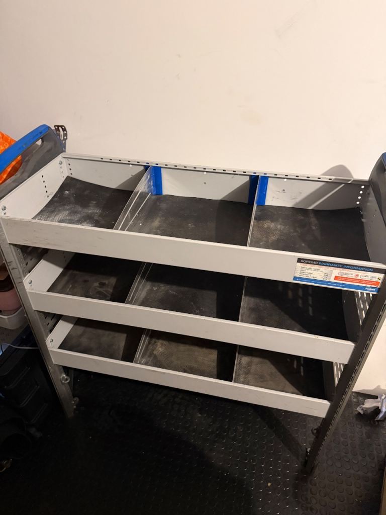 Globelyst Metal Van Racking Unit - Grey, Good Condition