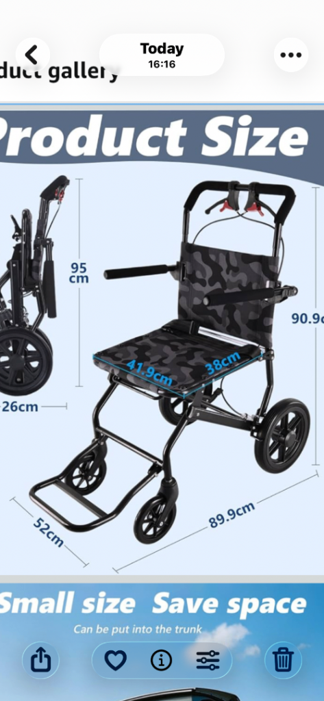 Transport Wheelchair 