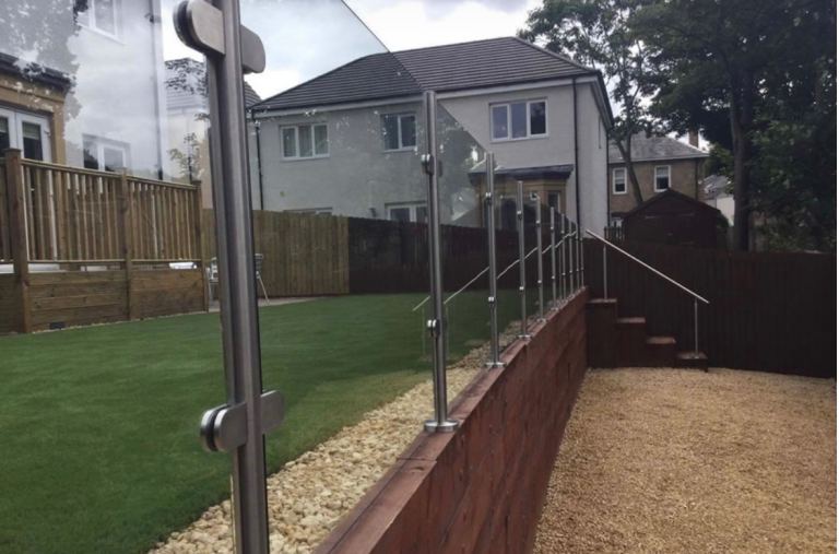 Glass balustrade 