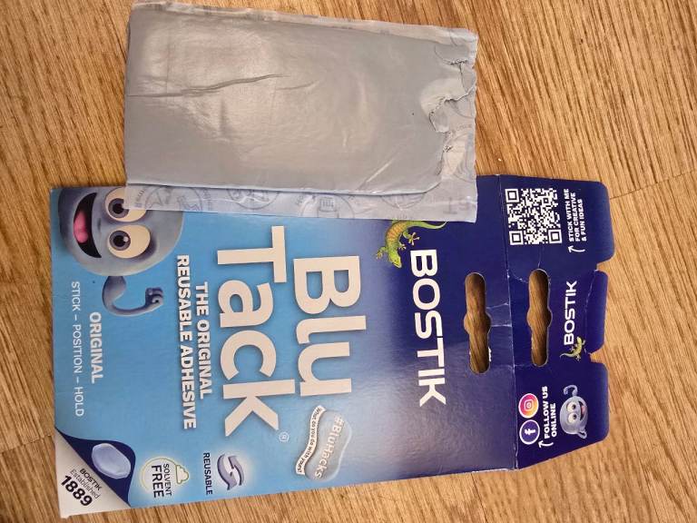 Bostik Blu Tack Original Reusable Adhesive and Balloon glue dots