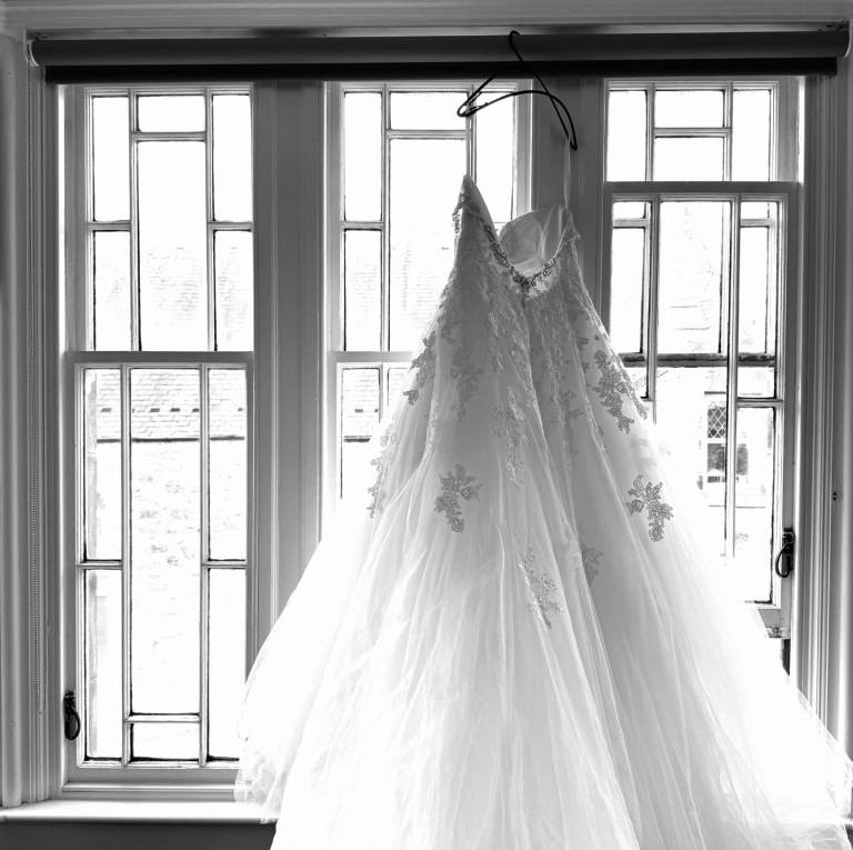Princess style wedding dress 