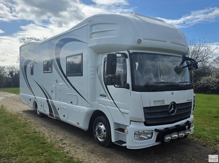 KRM Mercedes Atego Race Truck 6 Berth Motorsports Large Garage For Sale