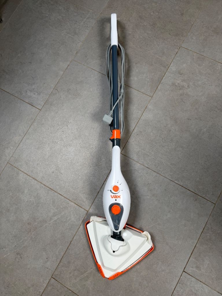 Vax Steam Mop - White & Orange, Good Condition