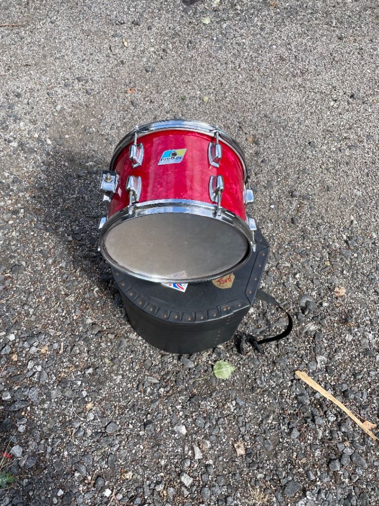 Vintage ludwig 12” Tom Tom drum and case