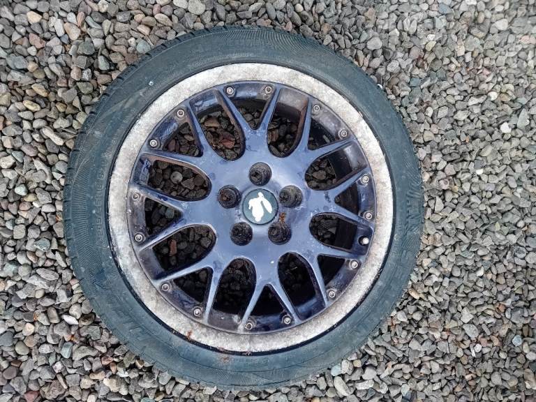 Rare Volkswagen Rabbit alloy wheel (purple)