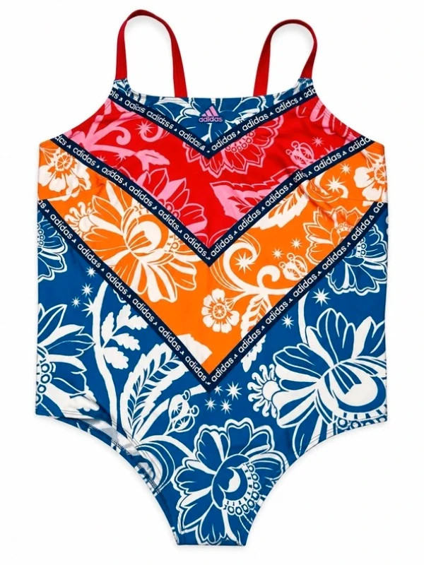 Women’s Adidas x FARM 4XL Floral Swimsuit Multicolour One Piece VGC