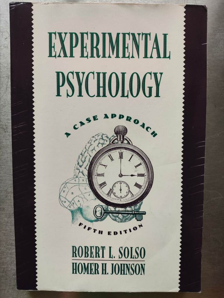Experimental Psychology (fifth edition, 1994))