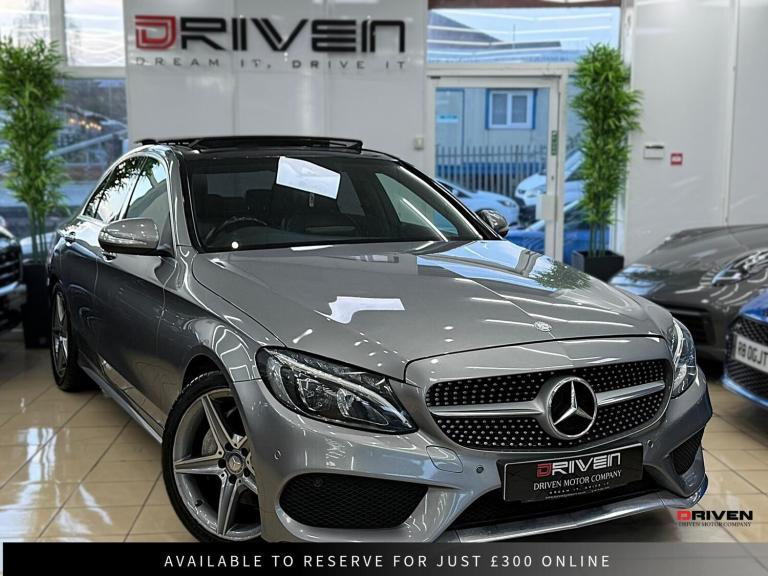 PAN ROOF! MERCEDES BENZ C220D 5DR AMG LINE BLUETEC C CLASS AUTO + FREE DELIVERY!