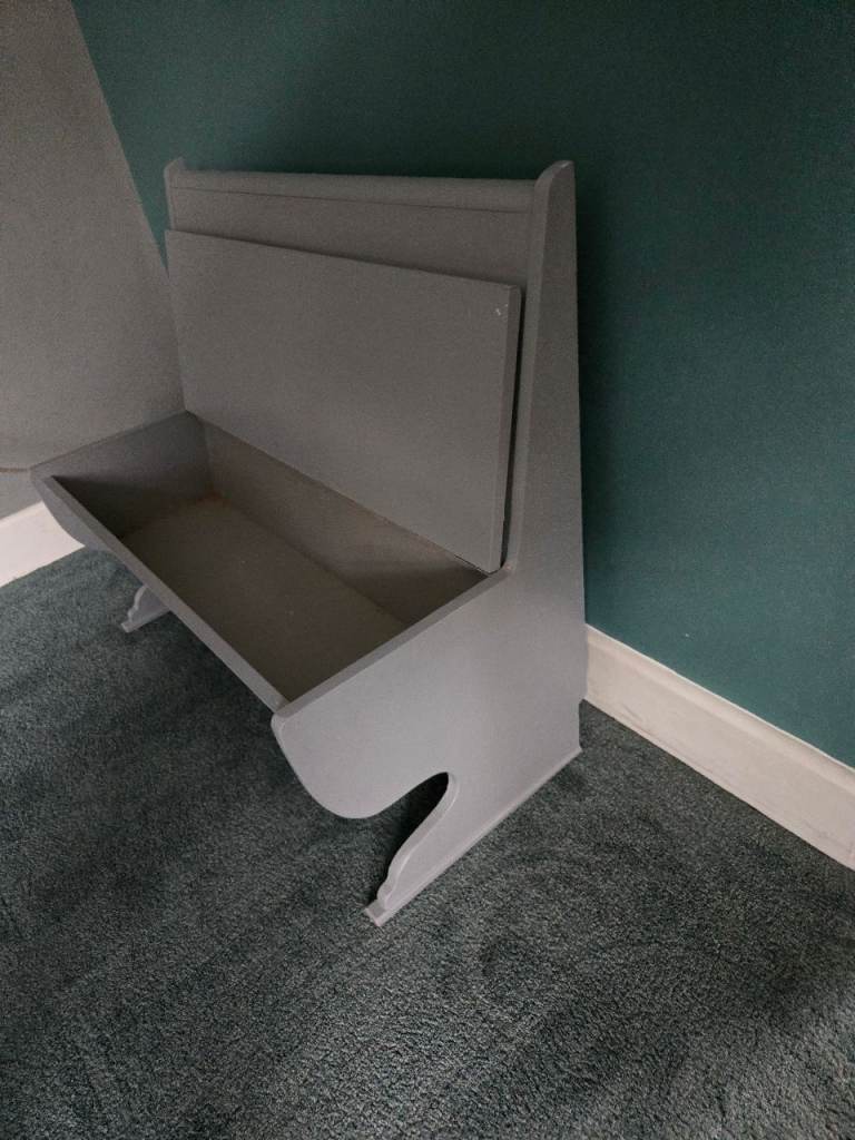 Kids storage double bench 