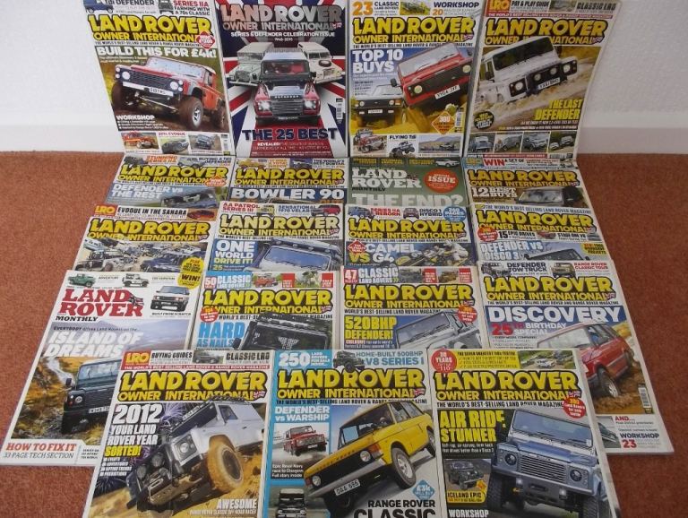 Old Landrover Magazines
