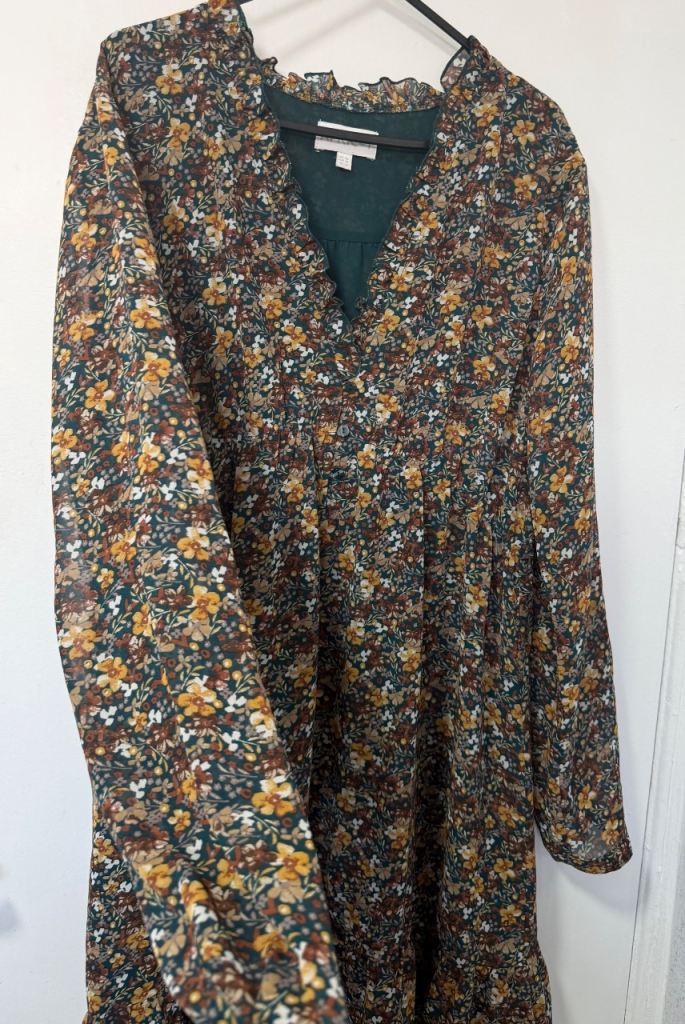 Floral Mini Dress - Multicoloured, Good Condition
