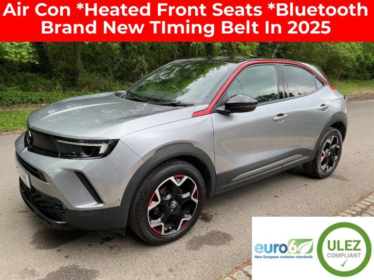2021 Vauxhall Mokka 1.2 Turbo 100 SRi Nav Premium Suv In Grey / Euro 6 HATCHBACK Petrol Manual