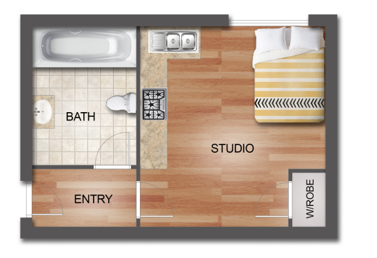 1 bedroom flat in Ely Road, Cardiff, CF5 Book Online - The Rent Guru {806}