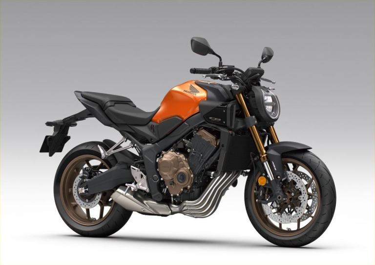 2026 HONDA CB650R E-CLUTCH ORANGE MOTORCYCLE EX - DEMO
