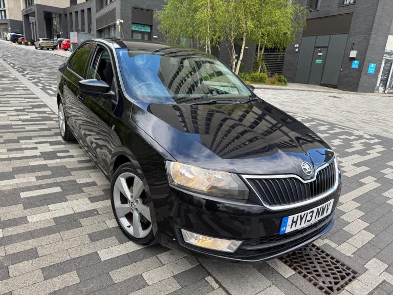 2013 SKODA RAPID ELEGANCE 1.6 TDI DIESEL 5 SPEED MANUAL BLACK 5dr HATCHBACK 