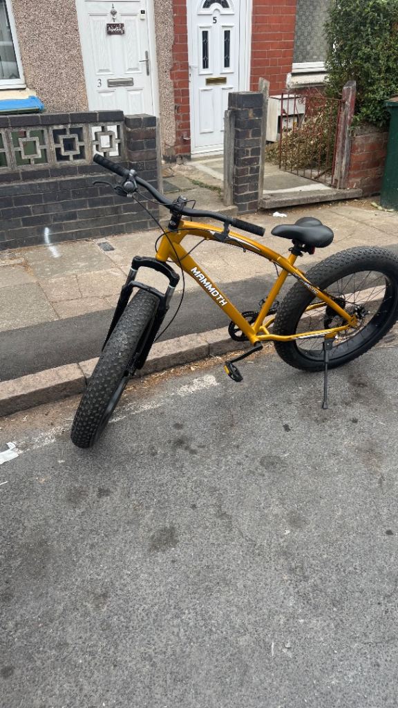 Mammoth Fat Bike - Gold, Good Condition