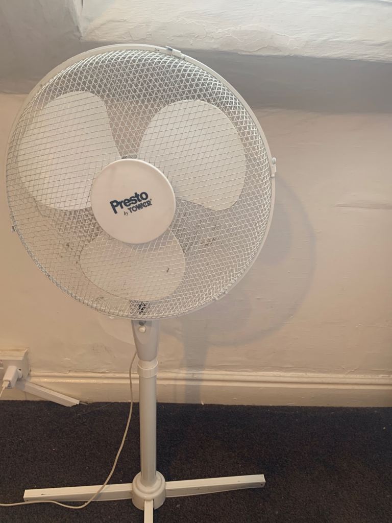 Presto by Tower Pedestal Fan - White, Good Condition