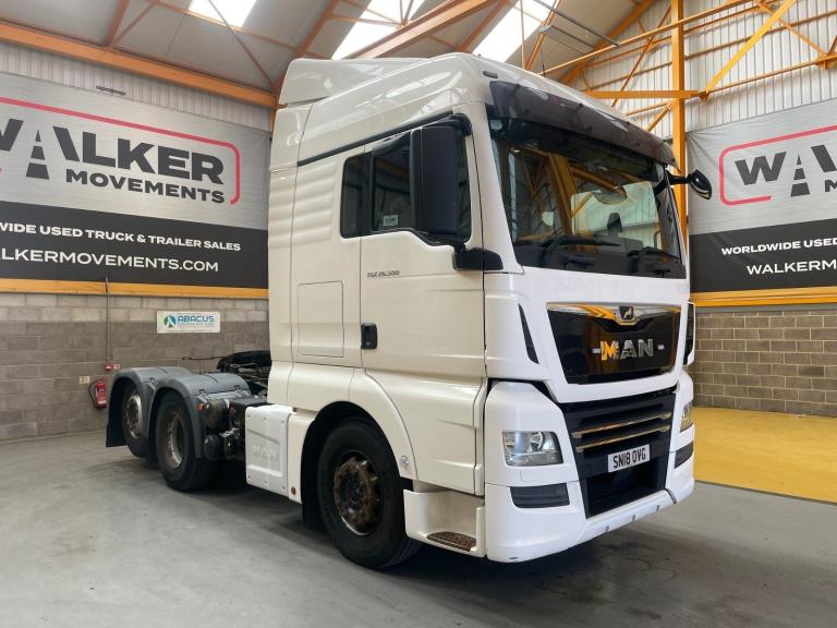 MAN TGX 26.500 *EURO 6* XLX 6X2 TAG AXLE TRACTOR UNIT – 2018 – SN18 OVG