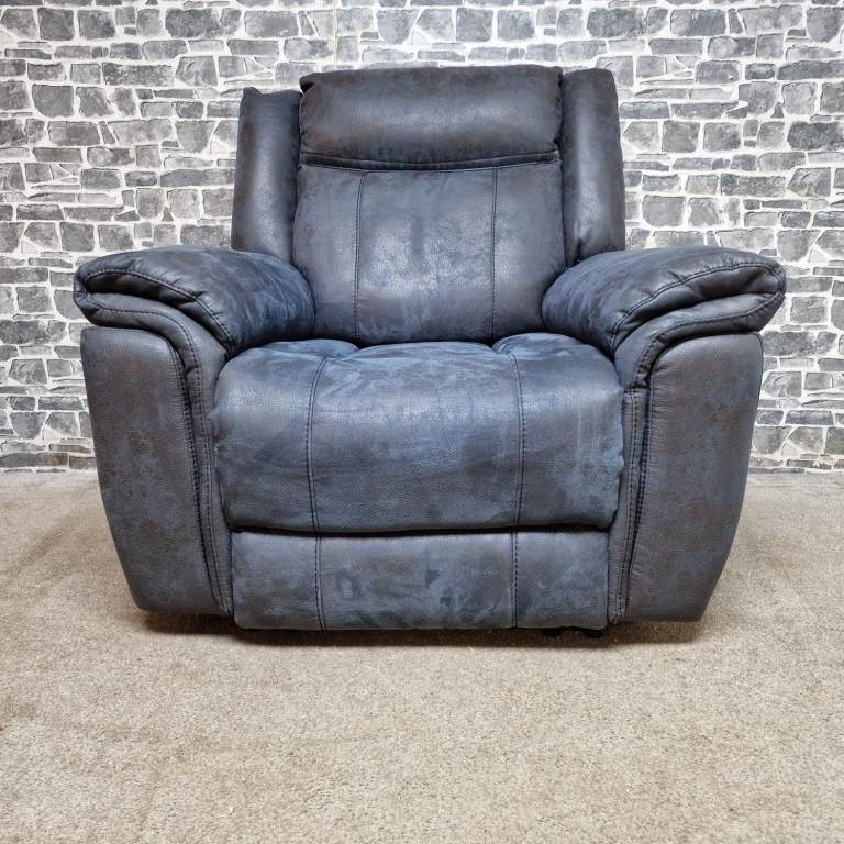 Comfortable Manual Recliner Armchair – Grey
