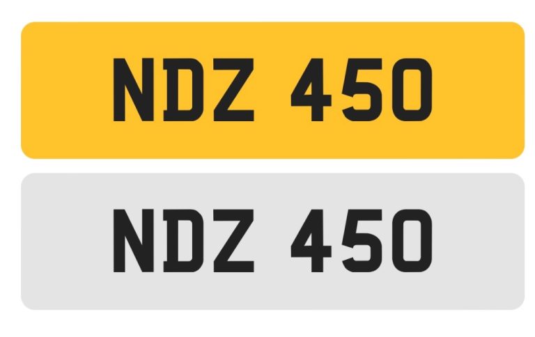 Cherished Private Dateless Number Plate - NDZ 450