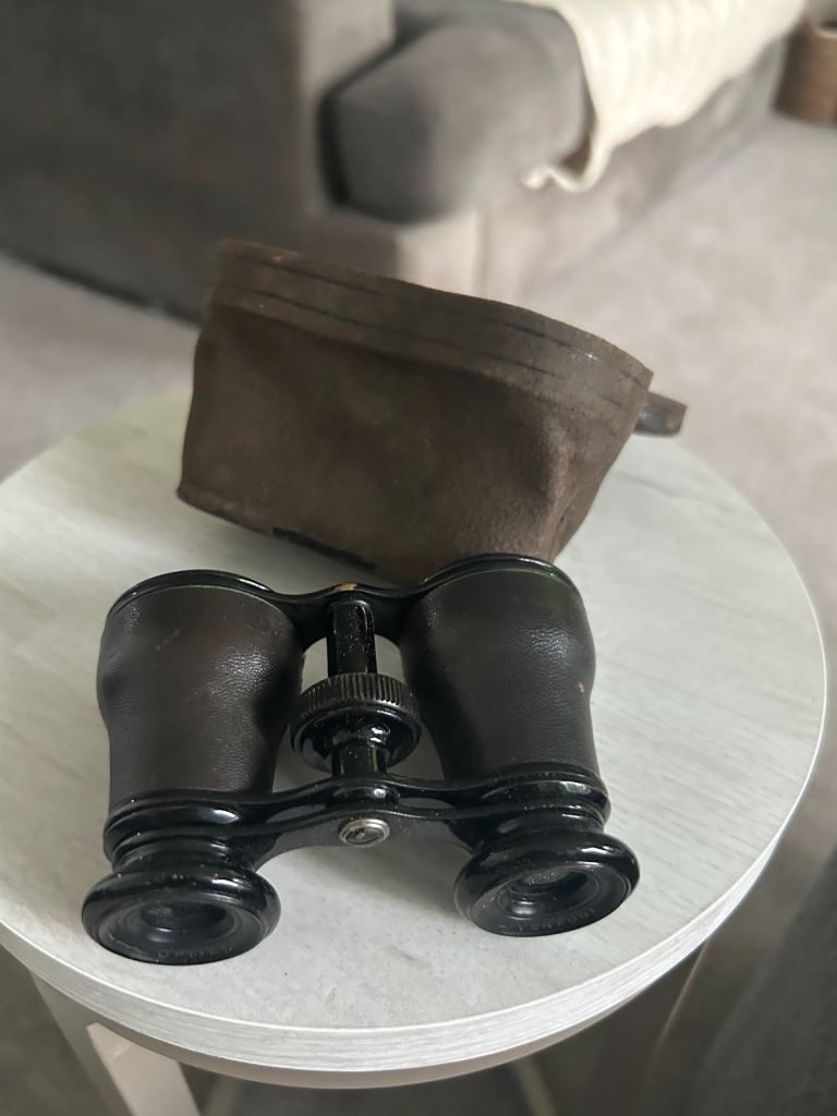 Vintage Opera Glasses with Leather Case – Good Condition
