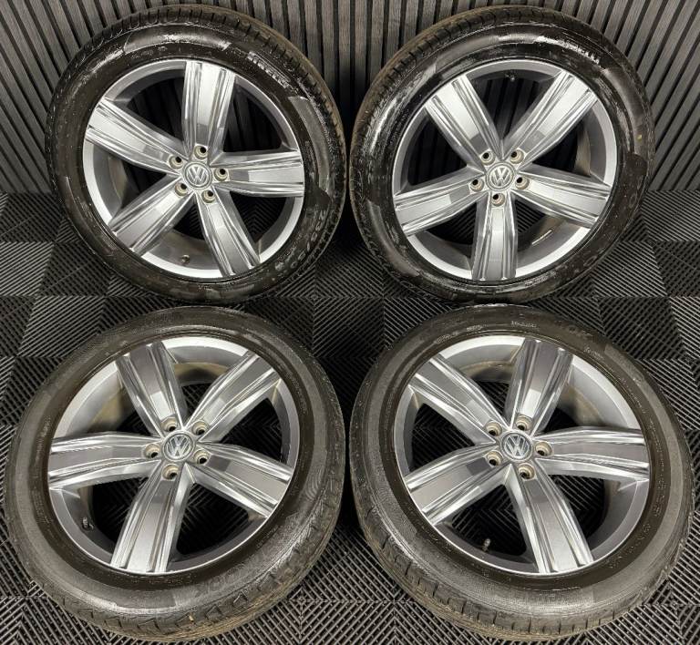 19'' GENUINE VW TIGUAN VICTORIA MK2 ALLOY WHEELS TYRES ALLOYS