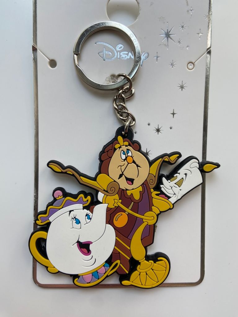 New Keychain, Disney’s Beauty and the Beast theme.