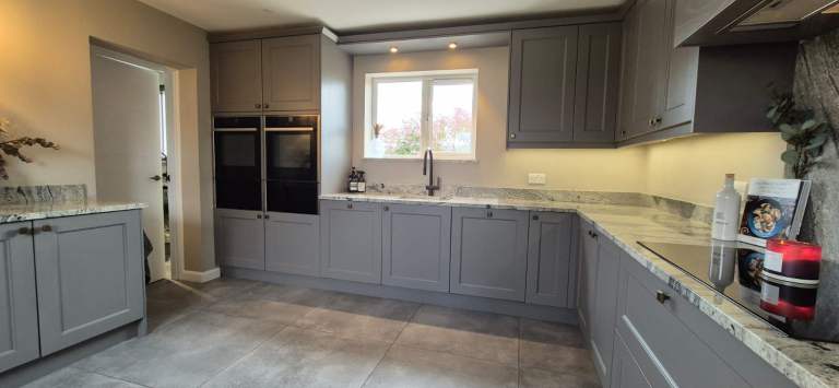 Dark Grey Solid Ash Kitchen - Used 