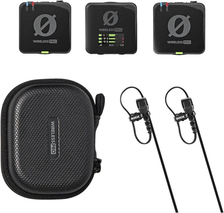 ** RODE WIRELESS PRO MICROPHONE SYSTEM -- FULL KIT w/LAVs -- EXCELLENT CONDITION **