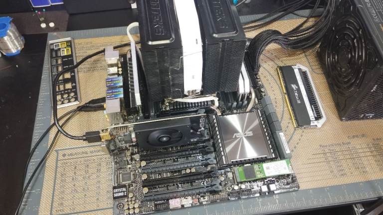 ASUS X99-E WS motherboard + i7-5930K CPU