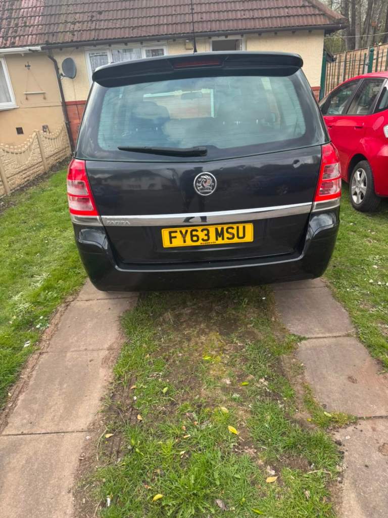 Vauxhall, ZAFIRA, MPV, 2013, Manual, 1598 (cc), 5 doors