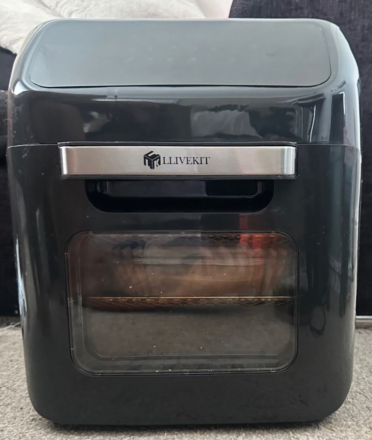 LLIVEKIT Large Air Fryer Oven with Rotisserie & Accessories – Fully Working
