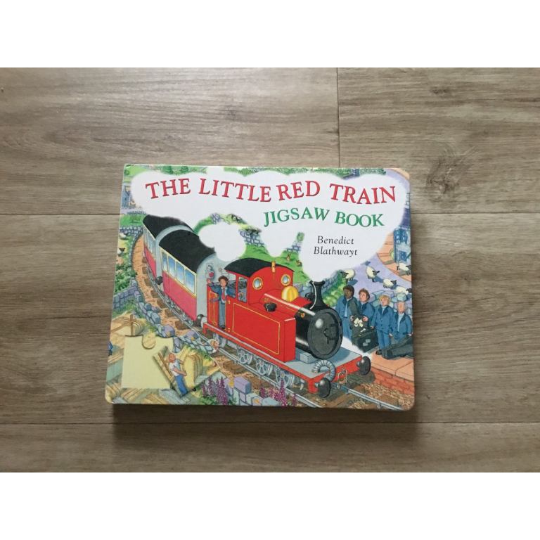 The little red train jigsaw book