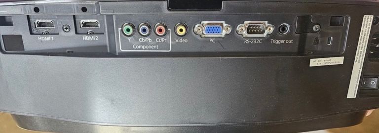 Epson projector. 