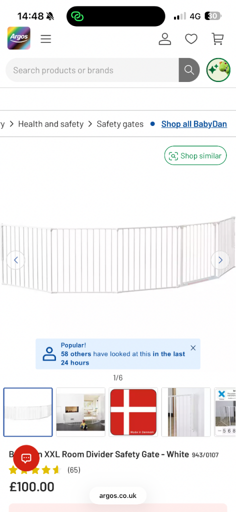 xxl room divider safety gate 