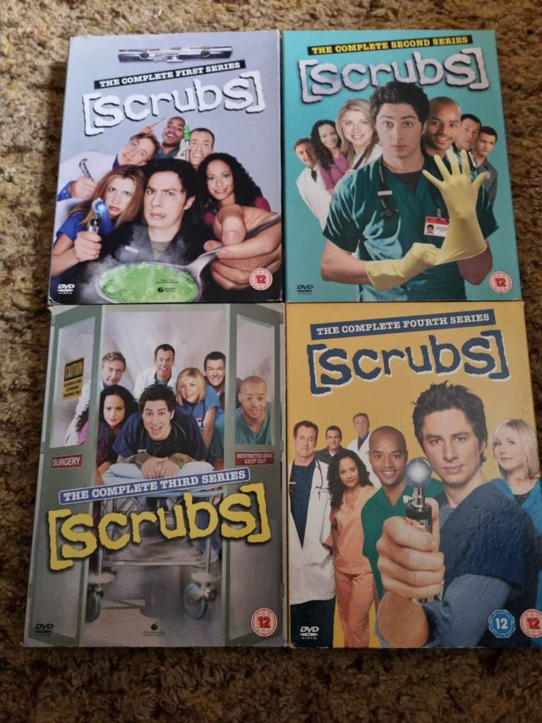 Scrubs dvd collection. series 1 - 7.