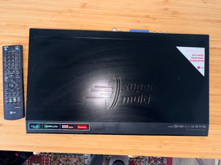 LG DVD Recorder / player with freeview, storage HDMI 