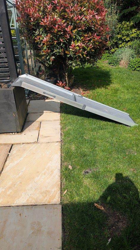 Trixie Telescope Ramp, Grey, 43 × 100 x 180 cm 