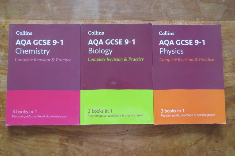 Collins AQA GCSE 9-1 Physics, Biology & Chemistry Revision Books