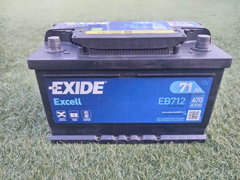 EXIDE EXCELL EB712 CAR BATTERY 
