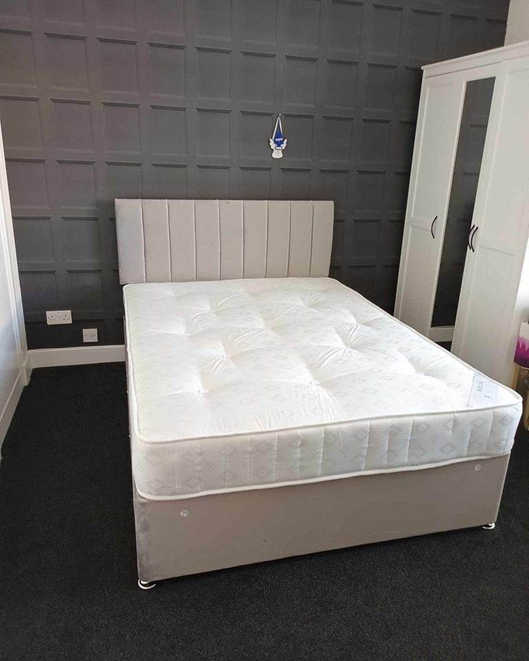 🚛 BRAND NEW Double & King Size Divan Bed Base With Mattress Cash On Delivery Order Now MUST GO