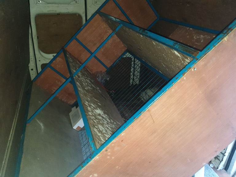 5ft 6 x 5ft 6 x 2ft van racking