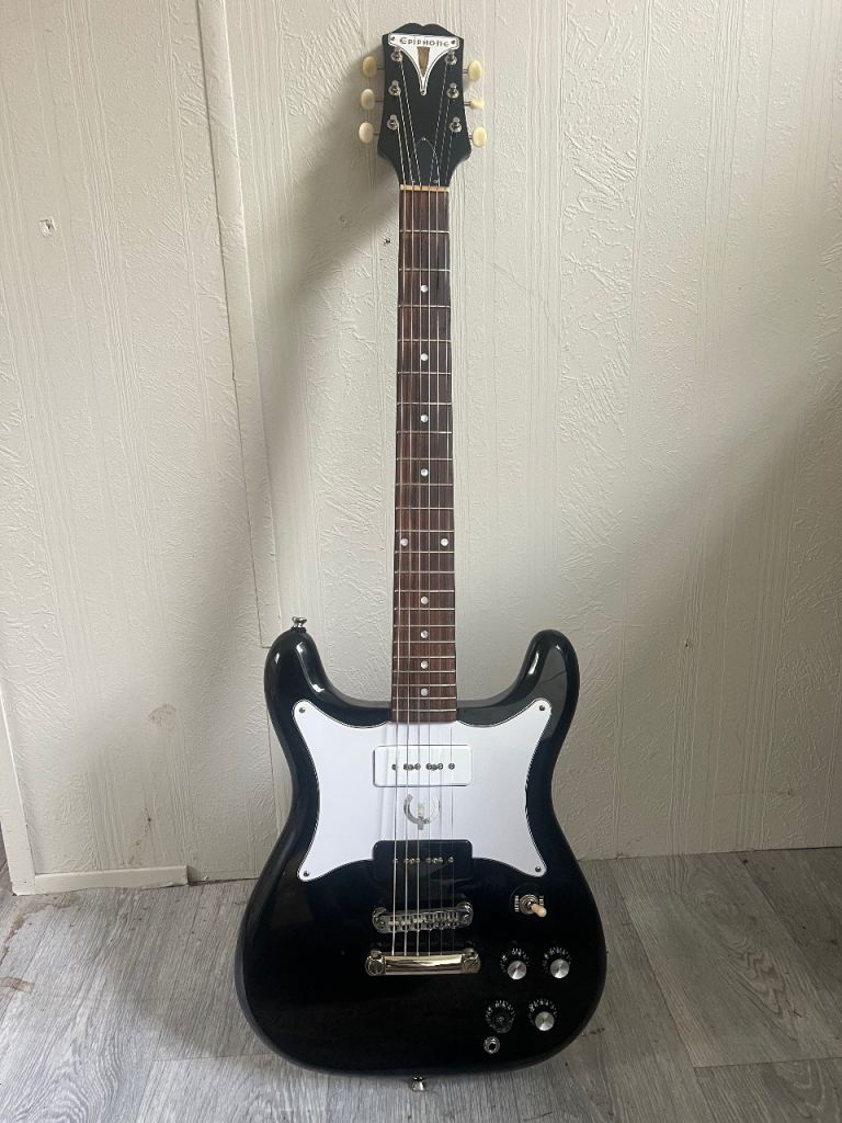 Epiphone wilshire p90s black/white Electric guitar